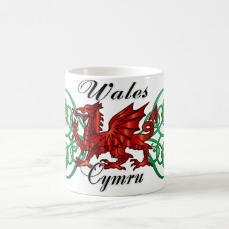 Wales, Cymru, Welsh Mug With Dragon & Daffodil
