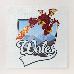 Wales Dragon logo  Jigsaw Puzzle