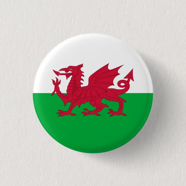 Wales flag Button (Front)