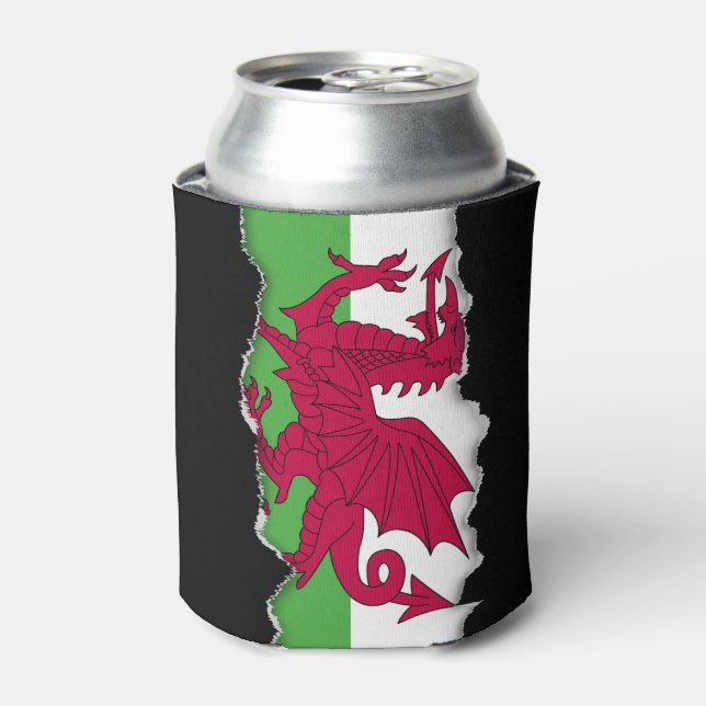 Wales Flag Can Cooler (Can Front)