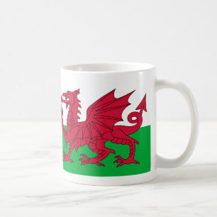 Wales flag coffee mug
