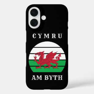 Wales Flag Cymru Am Byth Proud To Be Welsh iPhone 16 Case
