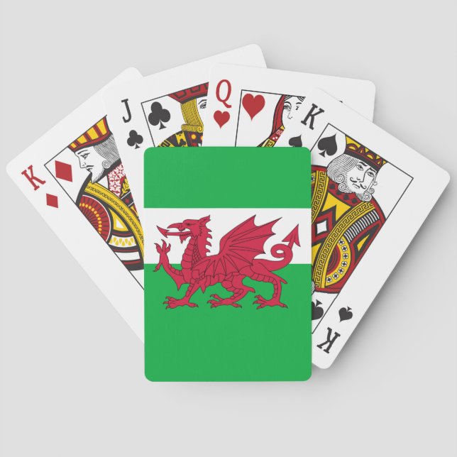 wales flag playing cards (Back)