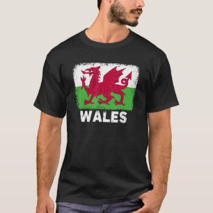 Wales Flag Support Welsh People Women Men T-Shirt