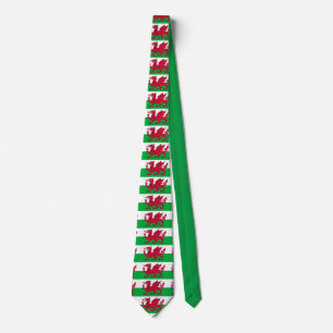 wales flag tie