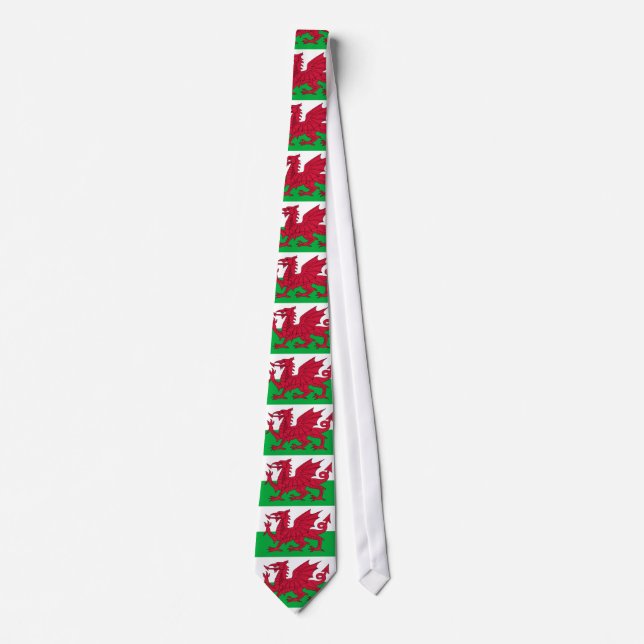 wales flag tie (Front)