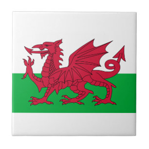 wales flag tile