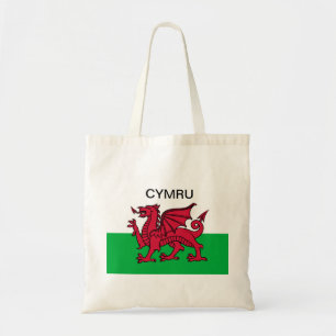 Wales Flag World Cup 2022 Red dragon Cymru Tote Bag