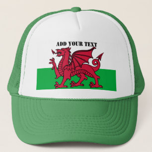 Wales Flag World Cup 2026 Soccer cymru red dragon Trucker Hat