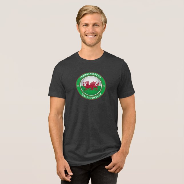 Wales Forever Tri-Blend Shirt (Front Full)