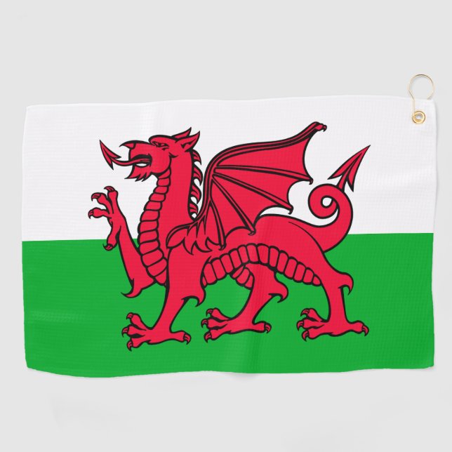 Wales Golf Towel (Horizontal)