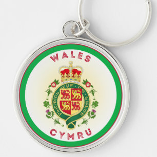 Wales Heritage Emblem Key Ring
