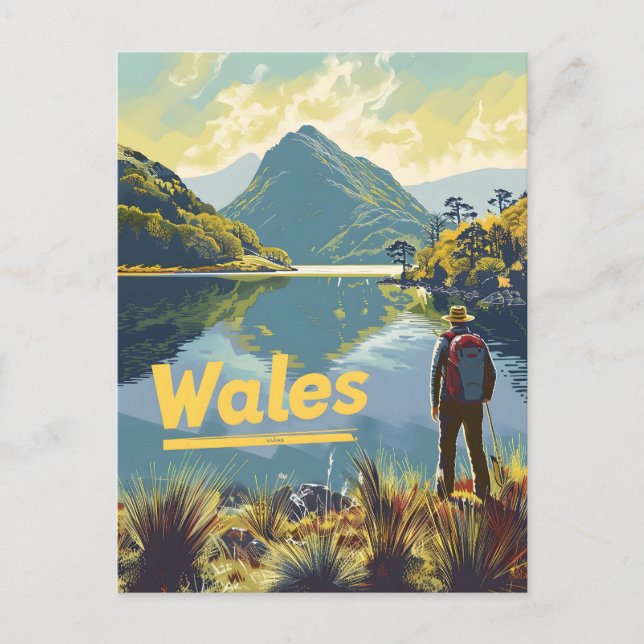 Wales Hiking Postcard (Front)