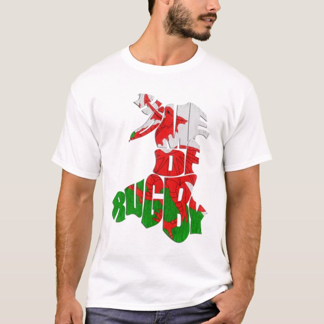 Wales Home of Rugby T-Shirt (Front)