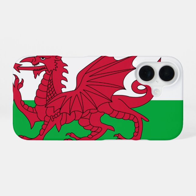 Wales iPhone 16 Case (Back Horizontal)