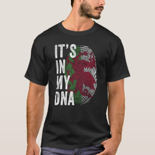 Wales It's In My DNA Cute Welsh Fingerprint Welsh  T-Shirt