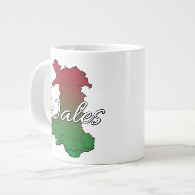 Wales Large Coffee Mug (Front Left)