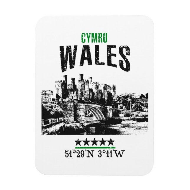 Wales Magnet (Vertical)