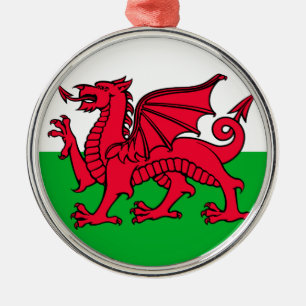 Wales Metal Ornament