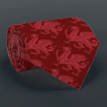 Wales Red Dragon (Y Ddraig Goch) Tie<br><div class="desc">The Welsh Dragon (Welsh: y Ddraig Goch, meaning 'the red dragon'; pronounced [ə ˈðraiɡ ˈɡoːχ]) is a heraldic symbol that represents Wales and appears on the national flag of Wales. As an emblem, the red dragon of Wales has been used since the reign of Cadwaladr, King of Gwynedd from around...</div>