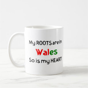 wales roots coffee mug
