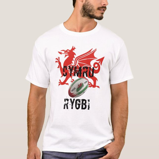 Wales Rugby T SHirt (Front)
