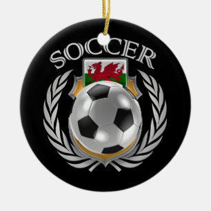 Wales Soccer 2016 Fan Gear Ceramic Tree Decoration