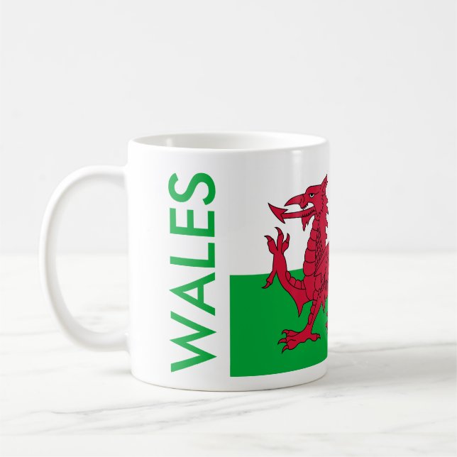 WALES SOCCER COFFEE MUG (Left)