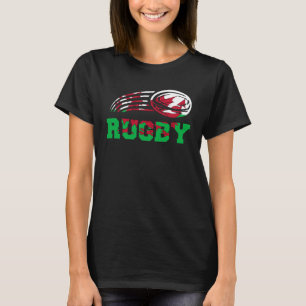 Wales Sport Rugby Athlete Rugby Player Graphic Wel T-Shirt