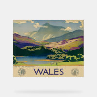 Wales Travel Poster