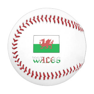 Wales Welsh Flag Personalised Name Baseball