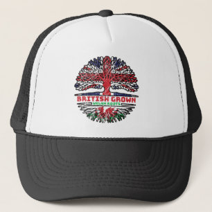 Wales Welsh Uk United Kingdom British Tree Roots Trucker Hat