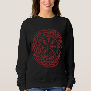 Walhalla Compass Vegvisir Viking Celts German Viki Sweatshirt