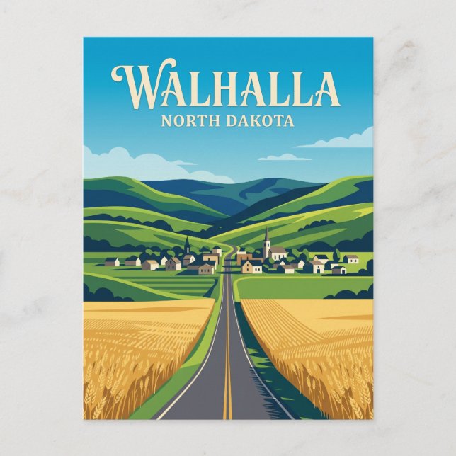 Walhalla USA Postcard (Front)