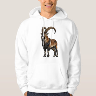 Walia Ibex Wildlife Graphic Hoodie - Ethiopian 
