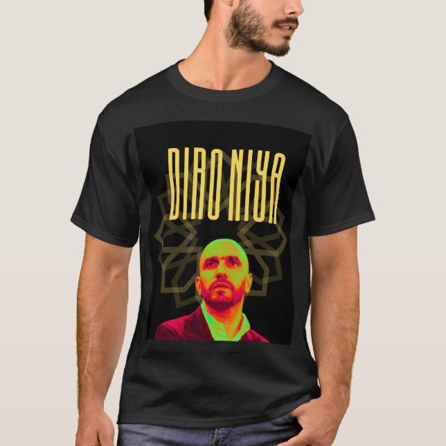 Walid Regragui “Diro Niya” T-Shirt – Yellow&black (Front)