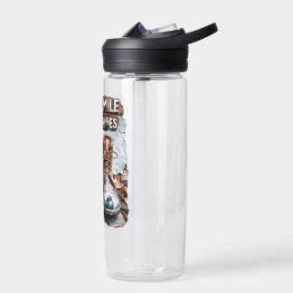 Walk a Mile in My Shoes – Inspirational Rustic Water Bottle