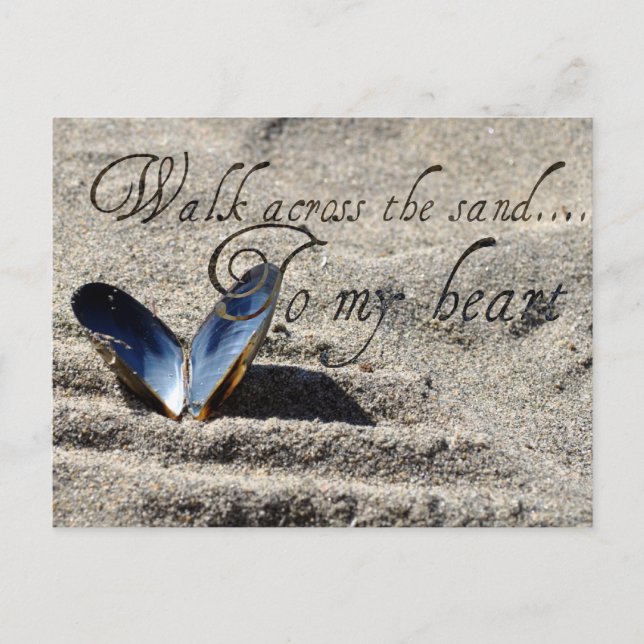 Walk Across the Sand Postcard (Front)