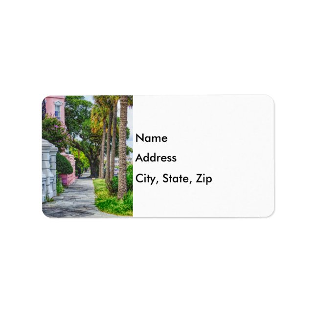 Walk Along Rainbow Row Label (Front)