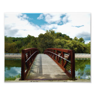 walk bridge photo print