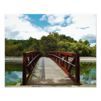 walk bridge photo print