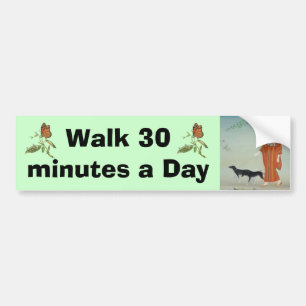 Walk bumper sticker