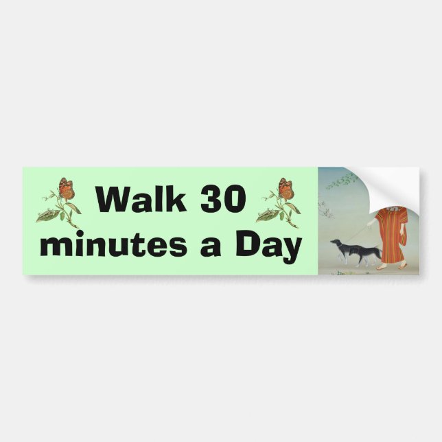 Walk bumper sticker (Front)