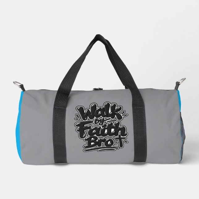 Walk by faith Bro Duffle Bag (Front)