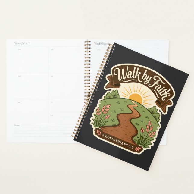 Walk by Faith Christian  Planner (Display)