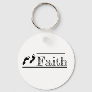 Walk by Faith Key Ring