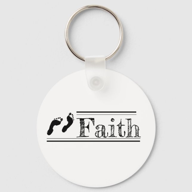 Walk by Faith Key Ring (Front)