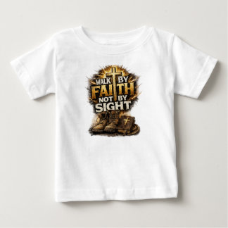 Walk By Faith Not By Sight Baby T-Shirt