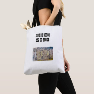 Walk by faith not by sight tote bag