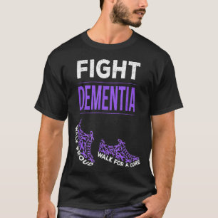 Walk for a Dementia Awareness Purple Ribbon T-Shirt